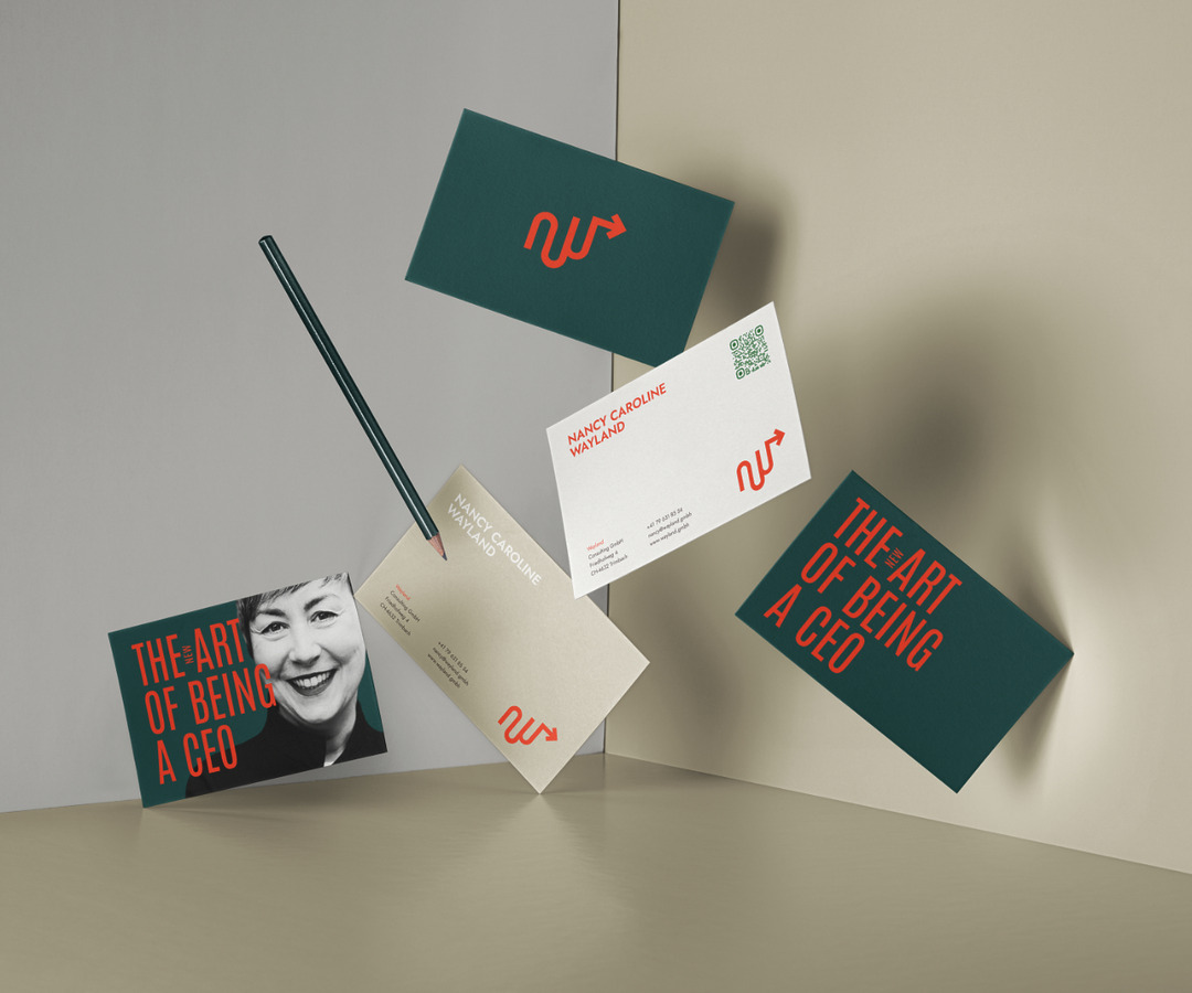 Visitenkarten und Briefpapier im Brand Design für The Art of Being a CEO